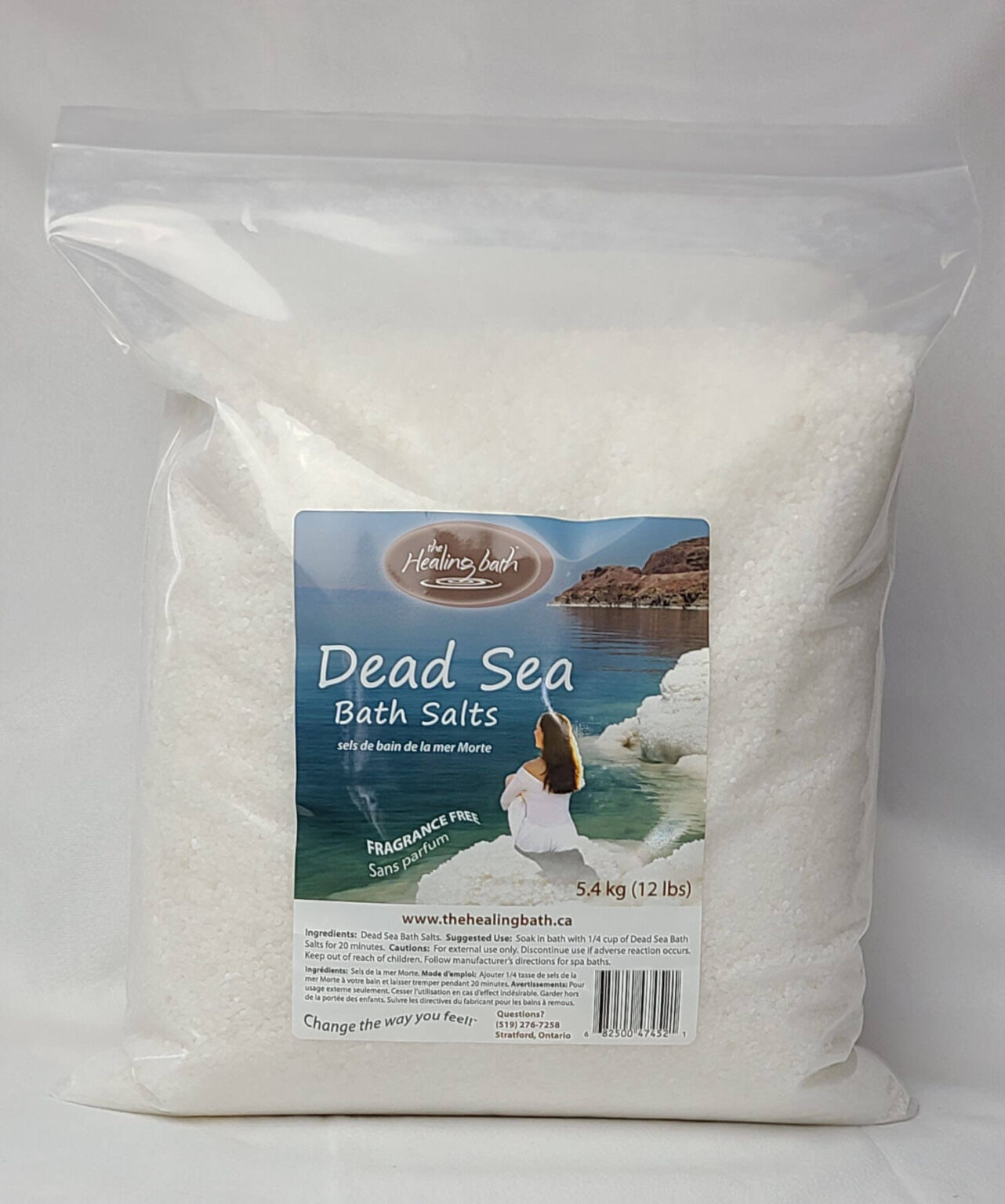 5.4kg (12 lb) Dead Sea BATH SALTS The Healing Bath